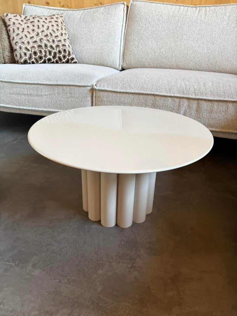 BY-BOO OLYMPA salontafel, Huis en Inrichting, Tafels | Salontafels, Ophalen, 50 tot 100 cm, Rond, Zo goed als nieuw