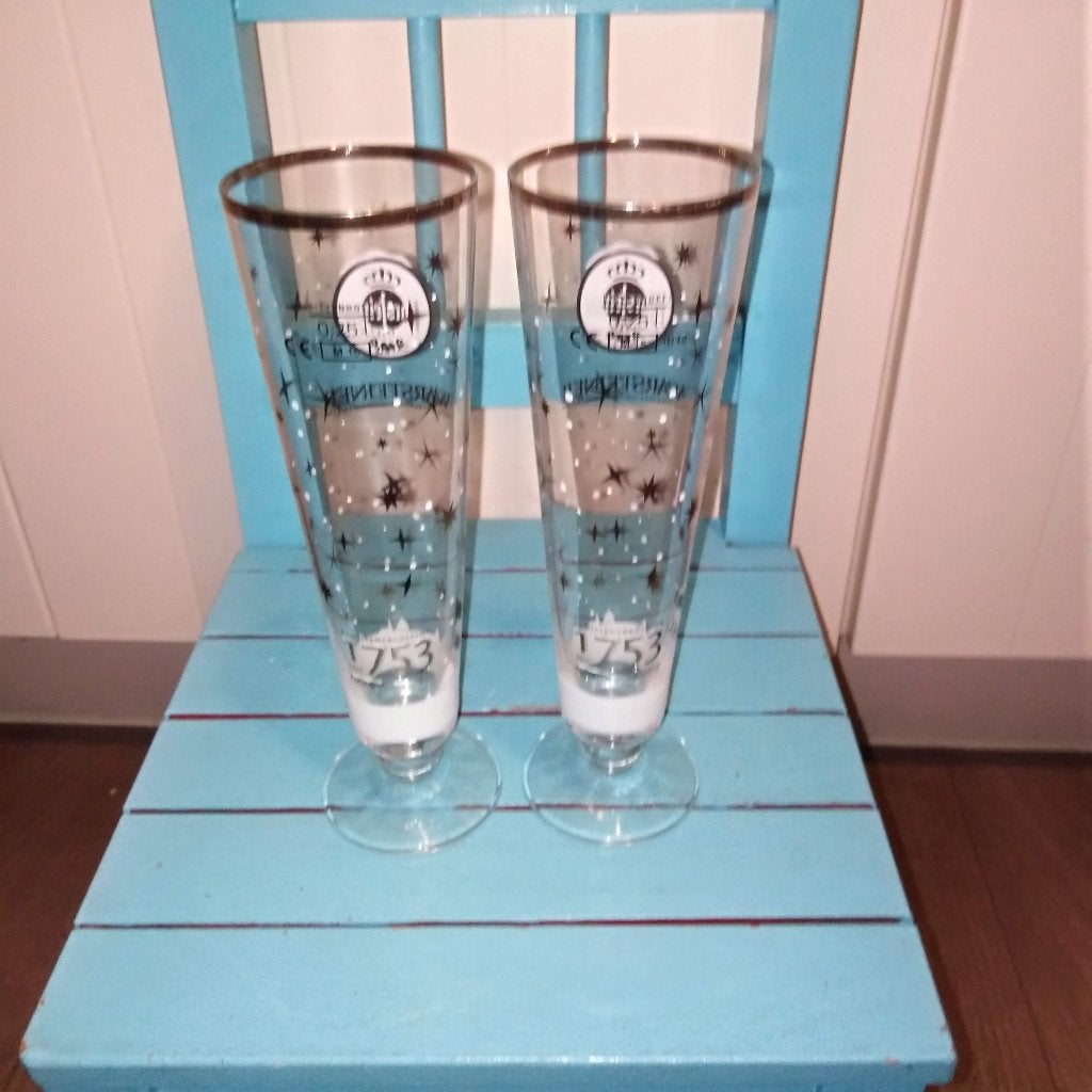 Warsteiner bierglas kerstuitgave 3 stuks, Verzamelen, Biermerken, Zo goed als nieuw, Glas of Glazen, Overige merken, Ophalen