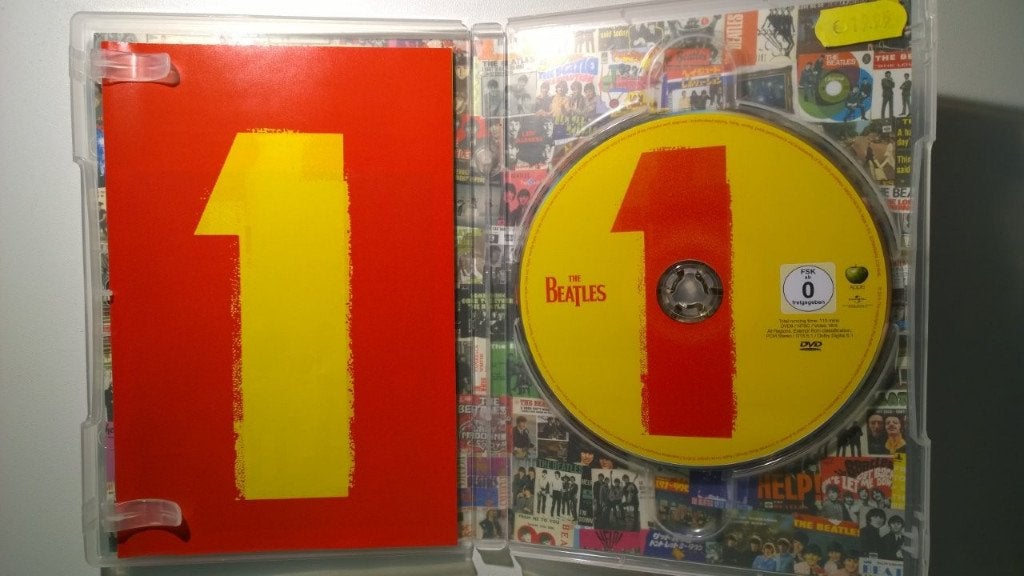 The Beatles - 1 (DVD), Alle leeftijden, Ophalen of Verzenden, Zo goed als nieuw, Muziekvideo's