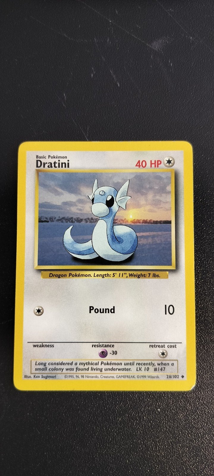 Base set dratini, Ophalen of Verzenden, Zo goed als nieuw, Losse kaart