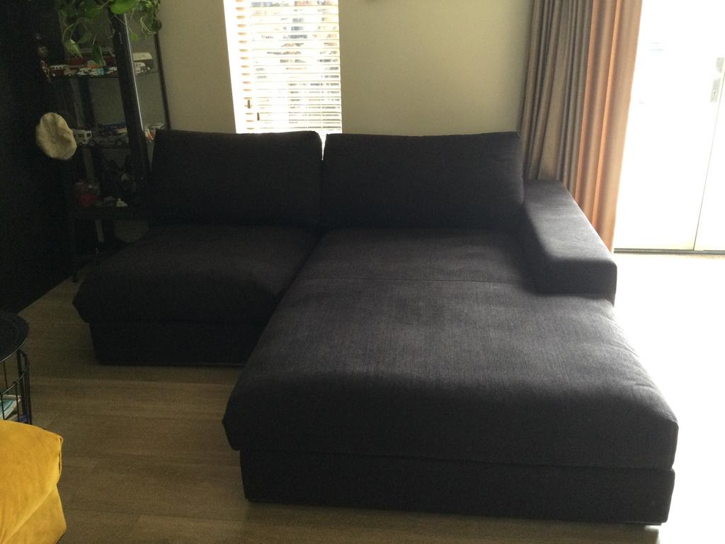 Lounge bank Goossens, Ophalen, Driepersoons, 75 tot 100 cm, Zo goed als nieuw