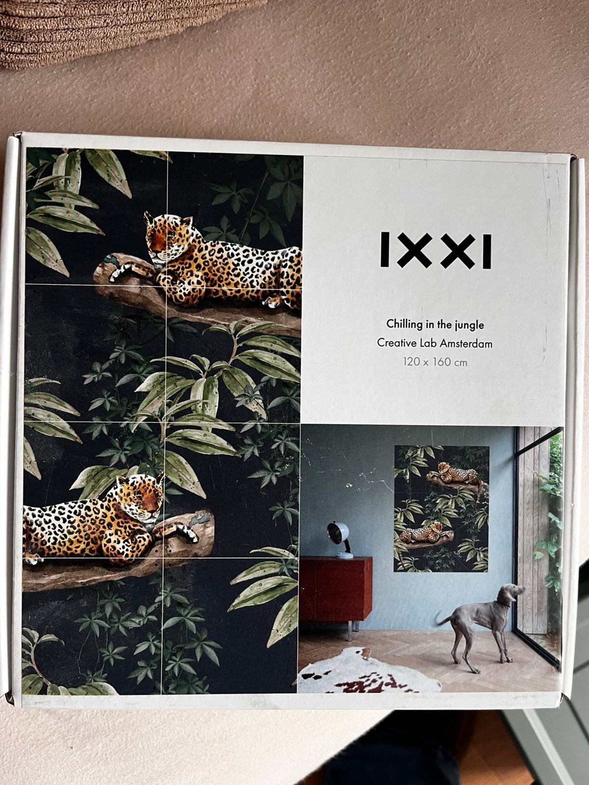 ixxi poster panter 120-160 cm, Ophalen of Verzenden, Zo goed als nieuw, Interieur en Design