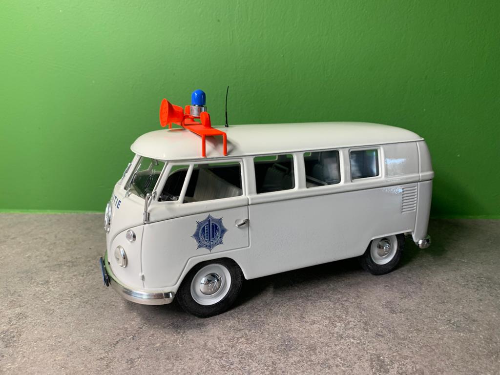 VW Volkswagen T1 politiebus zonder doos 1/19 Solido, Ophalen of Verzenden, Gebruikt, Overige typen, Solido
