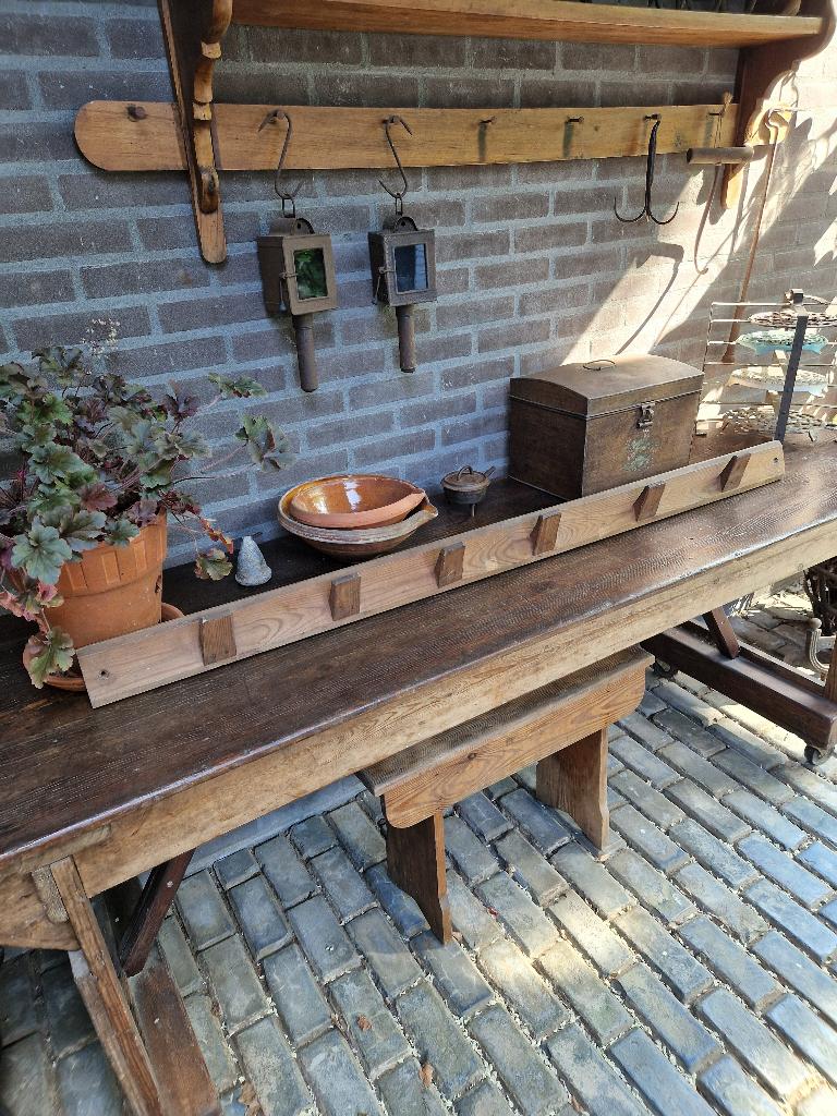 leuke oude kapstok - schoolkapstok, Ophalen