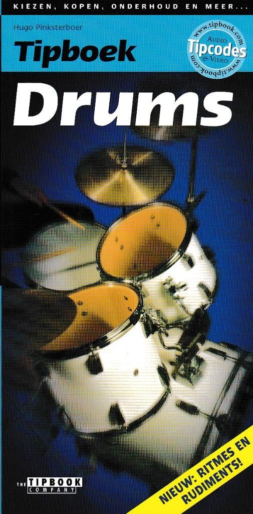 Tipboek Drums met tipcodes als nieuw, Verzenden, Klassiek, Drums of Percussie, Zo goed als nieuw