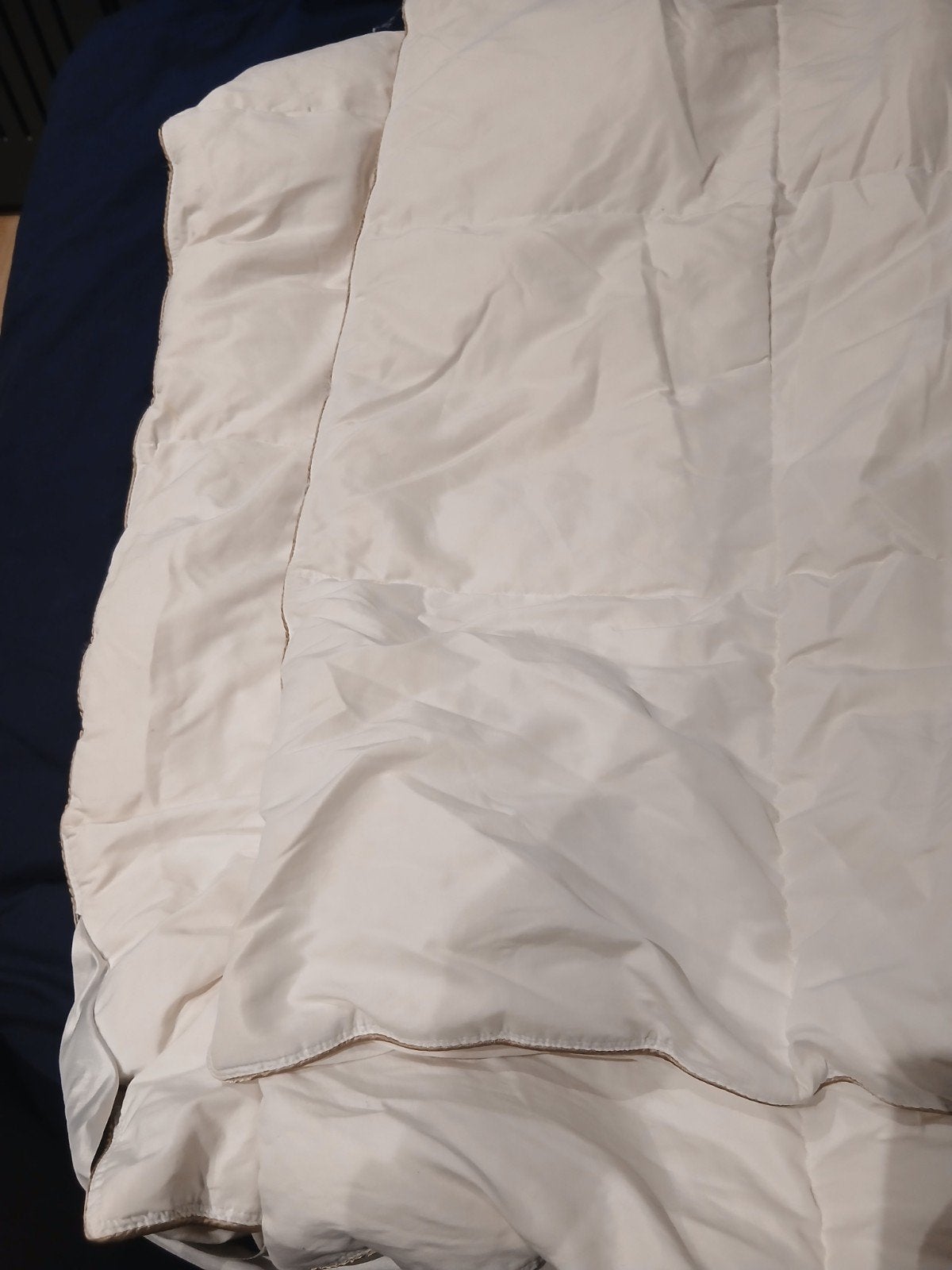 Tweepersoons donzen winterdekbed 240x200 cm, Ophalen, Anti-allergisch, Wit, Tweepersoons