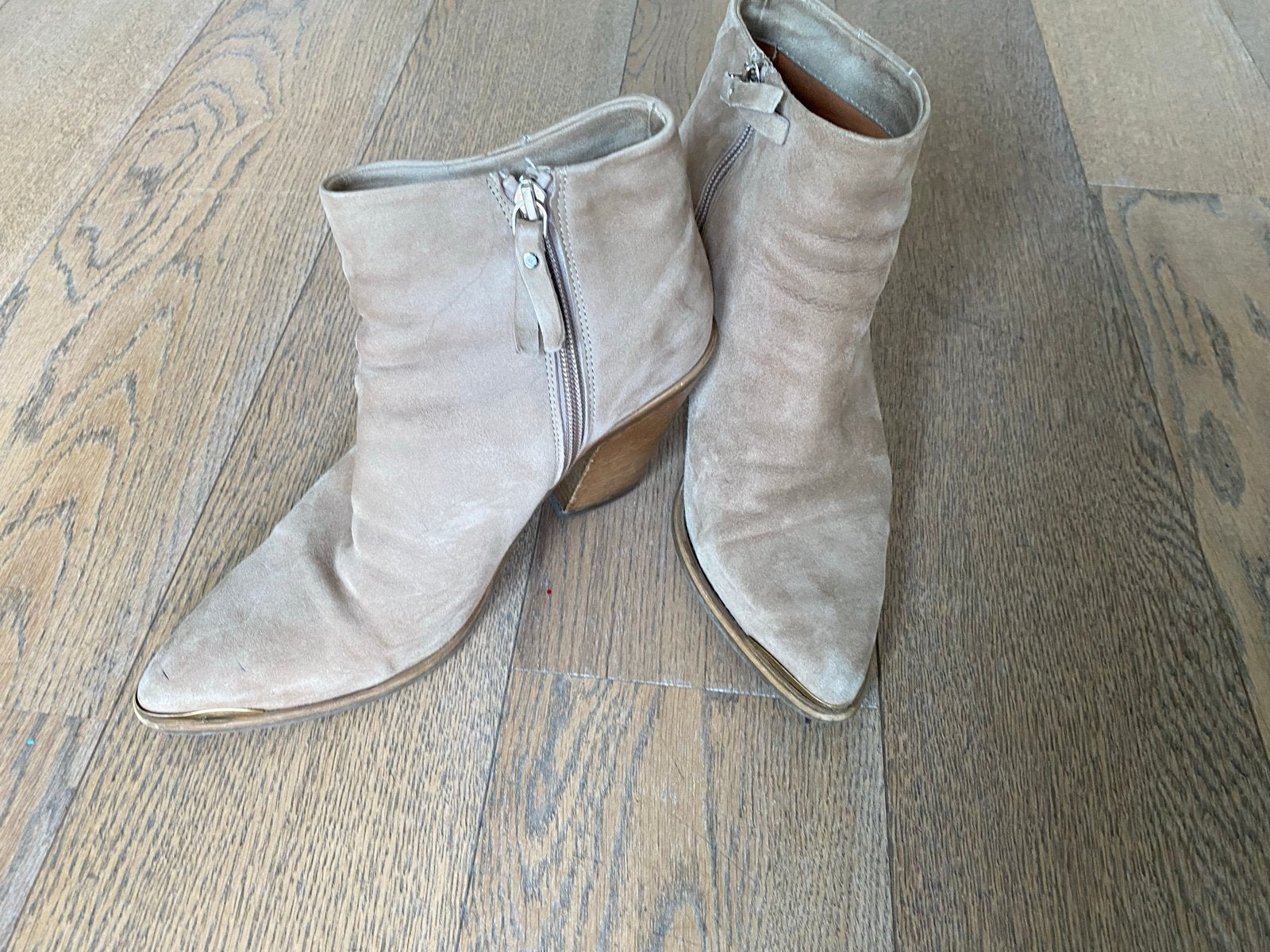 Enkellaarsjes Notre-V - Maat 39, Beige, Lage of Enkellaarzen, Ophalen of Verzenden, Gedragen