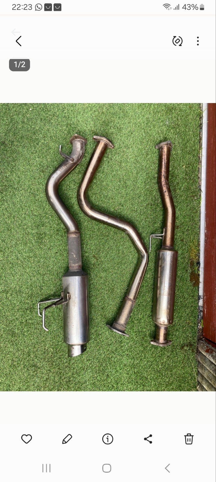 invidia catback, Ophalen of Verzenden, Honda