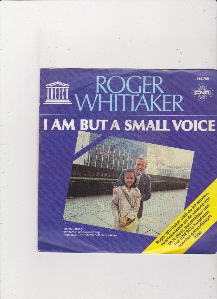 Single Roger Whittaker - I am but a small voice, Cd's en Dvd's, Vinyl Singles, Ophalen of Verzenden, Gebruikt, 7 inch, Dance