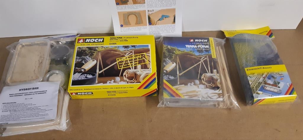 Noch modelleer sets en bouwpakket., Hobby en Vrije tijd, Modeltreinen | H0, Overige merken, Natuur, Gelijkstroom of Wisselstroom