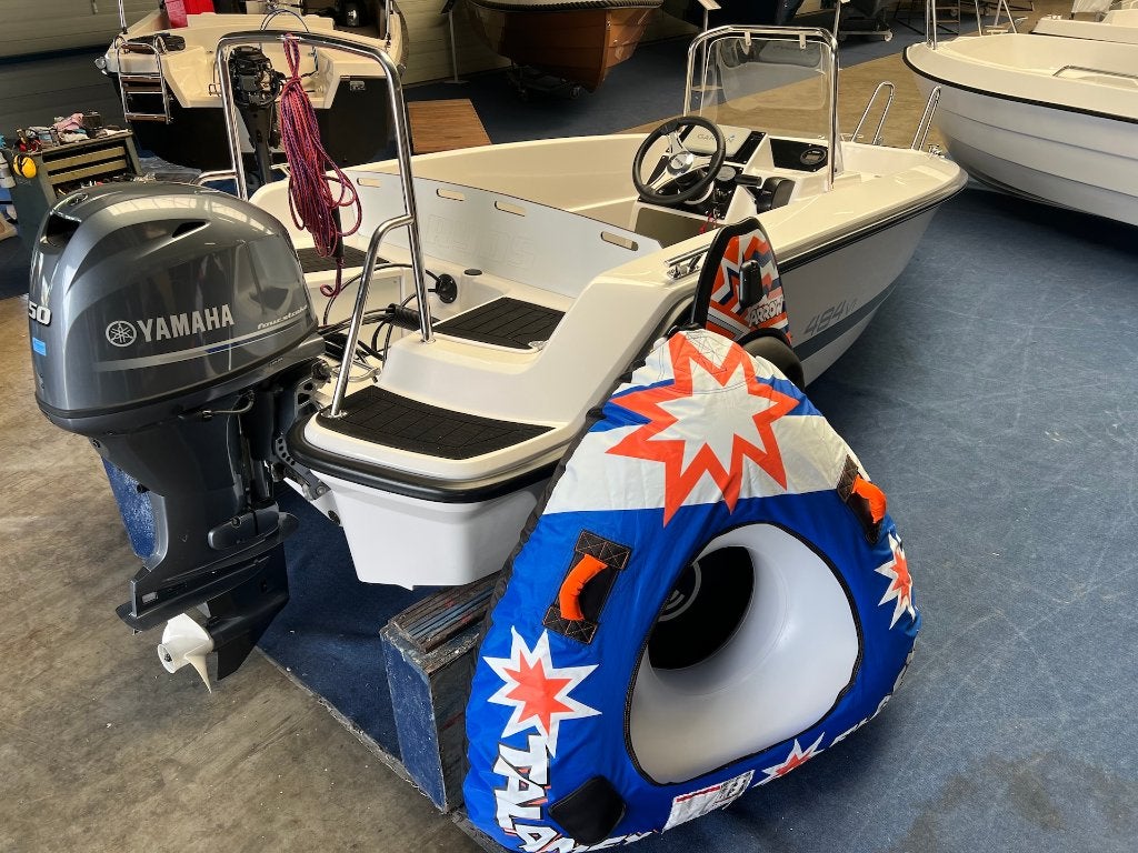 Ryds 484 VI + Yamaha F50HETL + Funtube set!, Watersport en Boten, Ophalen, Overige merken, Ryds, Viertaktmotor