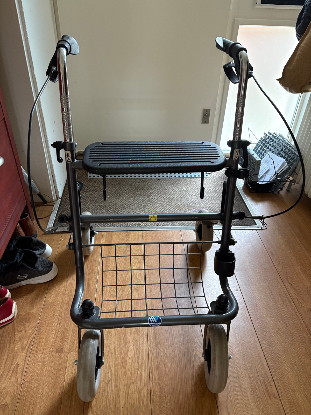 Vermeiren rollator., Diversen, Rollators, Ophalen, Opvouwbaar, Gebruikt