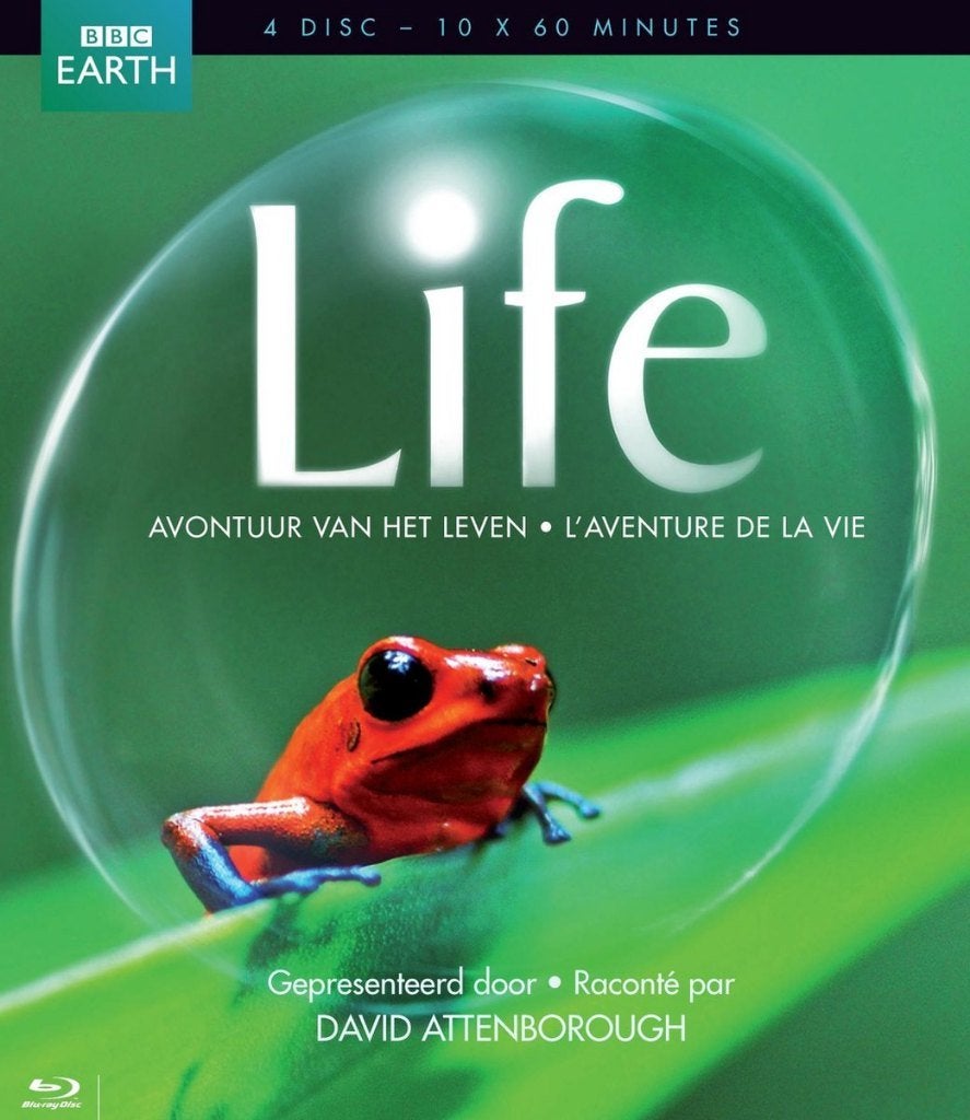 BBC Earth - Life (Blu-ray) 4XDVD, Cd's en Dvd's, Blu-ray, Zo goed als nieuw, Documentaire en Educatief, Verzenden
