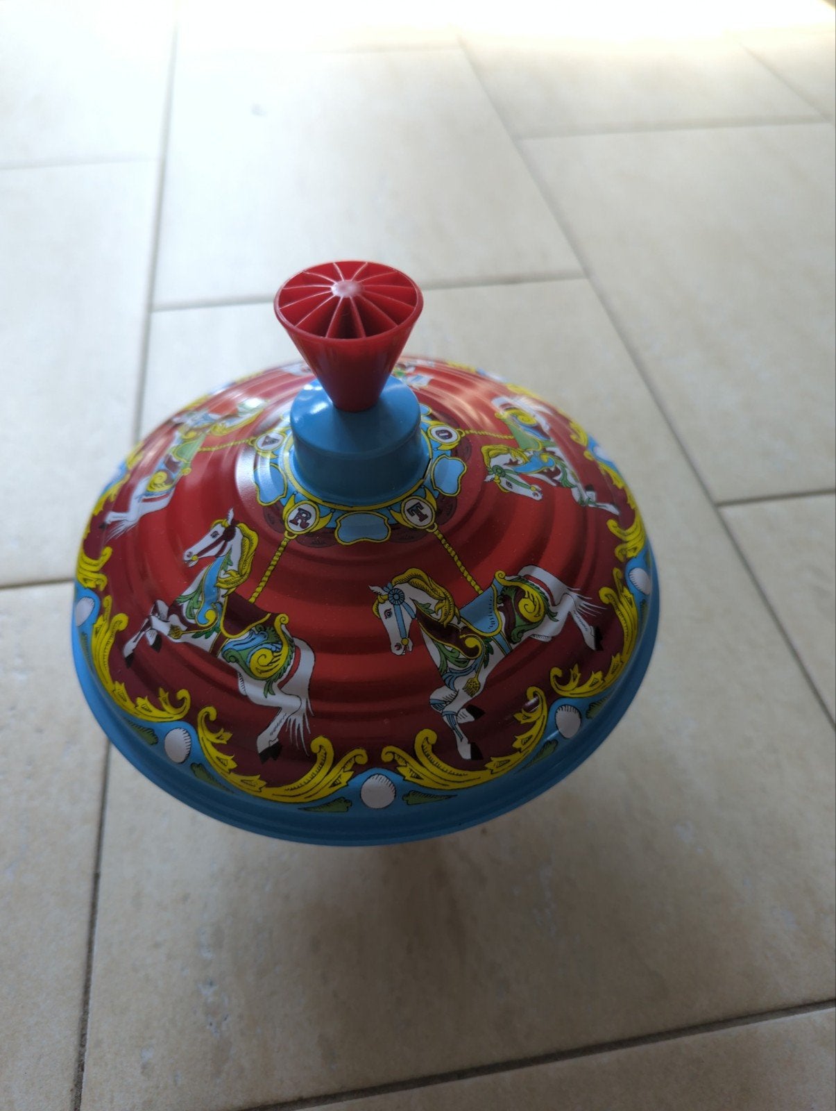 Tol met Paardenmotief, Ophalen, Jongen of Meisje
