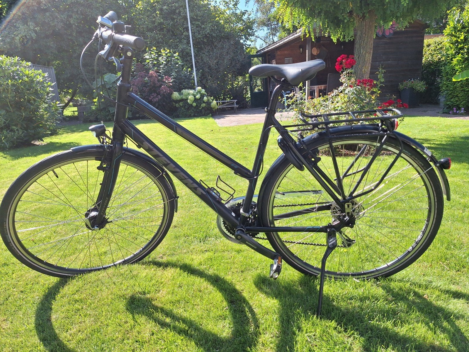 Stevens Galant Lite Hybride Damesfiets Stadsfiets, Fietsen en Brommers, Meer dan 20 versnellingen, Ophalen, Overige merken, 53 tot 56 cm