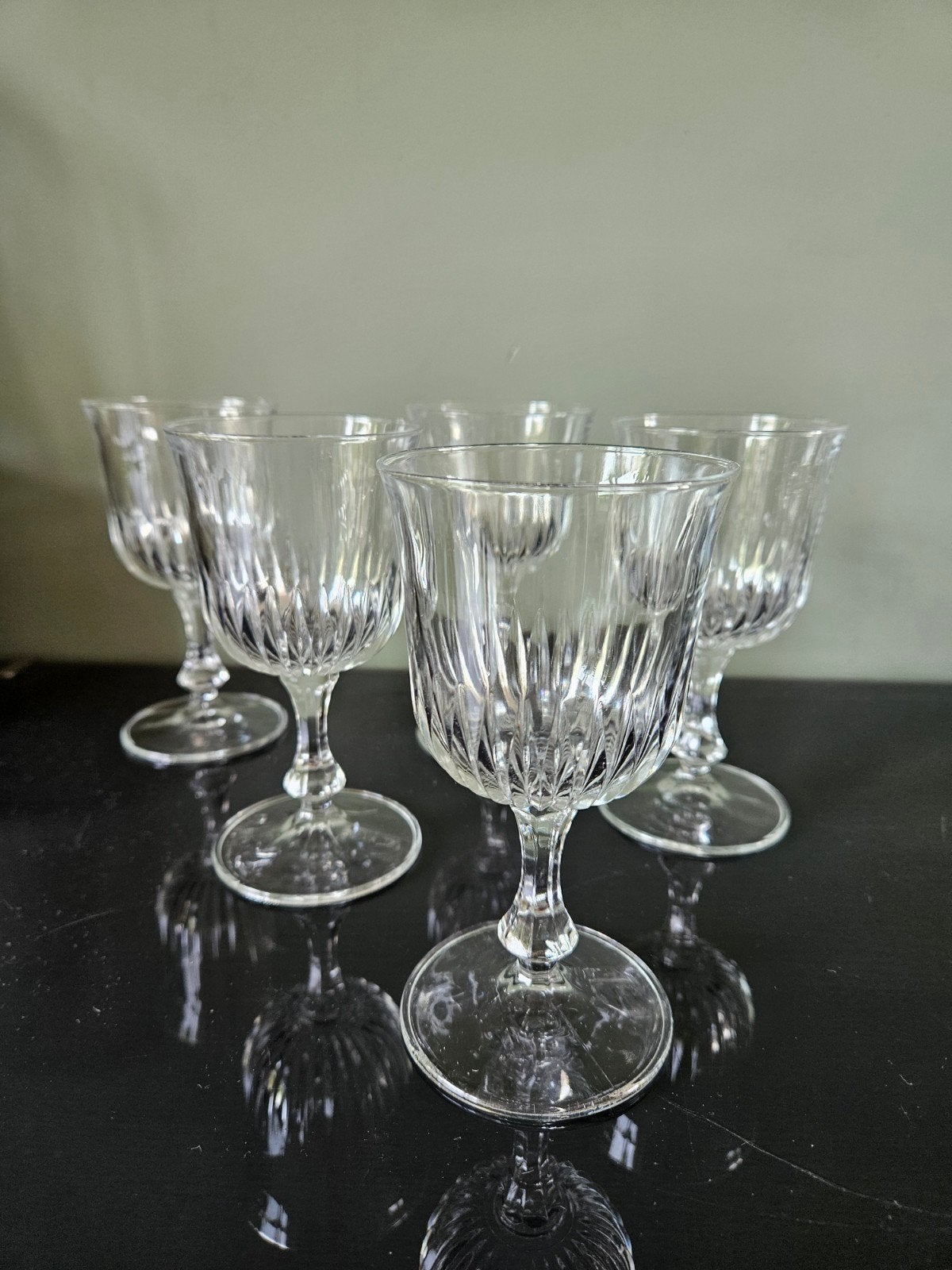Set van 5 VMC Reims vintage portglazen / sherry glazen, Ophalen of Verzenden, Zo goed als nieuw, Overige typen