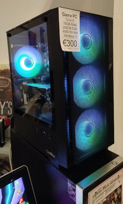 Game pc, Intel Core i5, 16GB RAM. 256GB SSD, AMD RX 580. W11, Computers en Software, Desktop Pc's, Ophalen, 256 GB, Zelf gebouwde pc