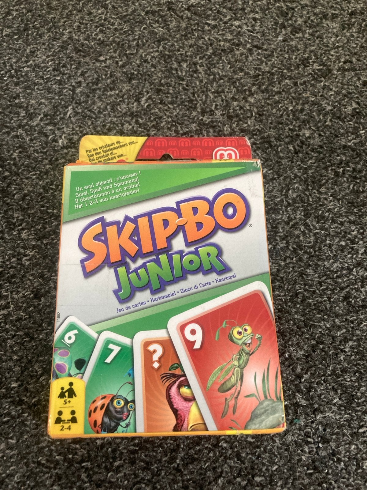 Skip-Bo Junior Kaartspel, Drie of vier spelers, Ophalen of Verzenden, Gebruikt