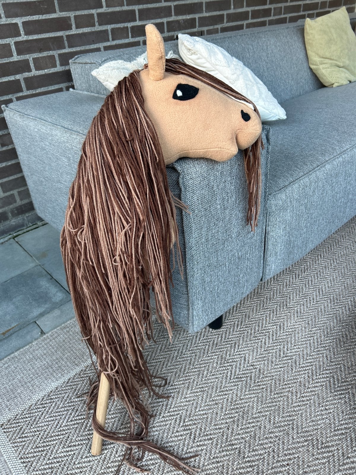 Hobbyhorse / Stokpaardje - Bruin, Ophalen of Verzenden, Gebruikt, Jongen of Meisje