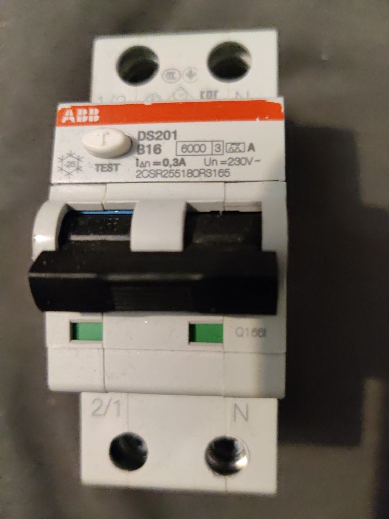 ABB Aardlekautomaat DS201 B16 300mA 2CSR255180R3165, Ophalen of Verzenden, Nieuw