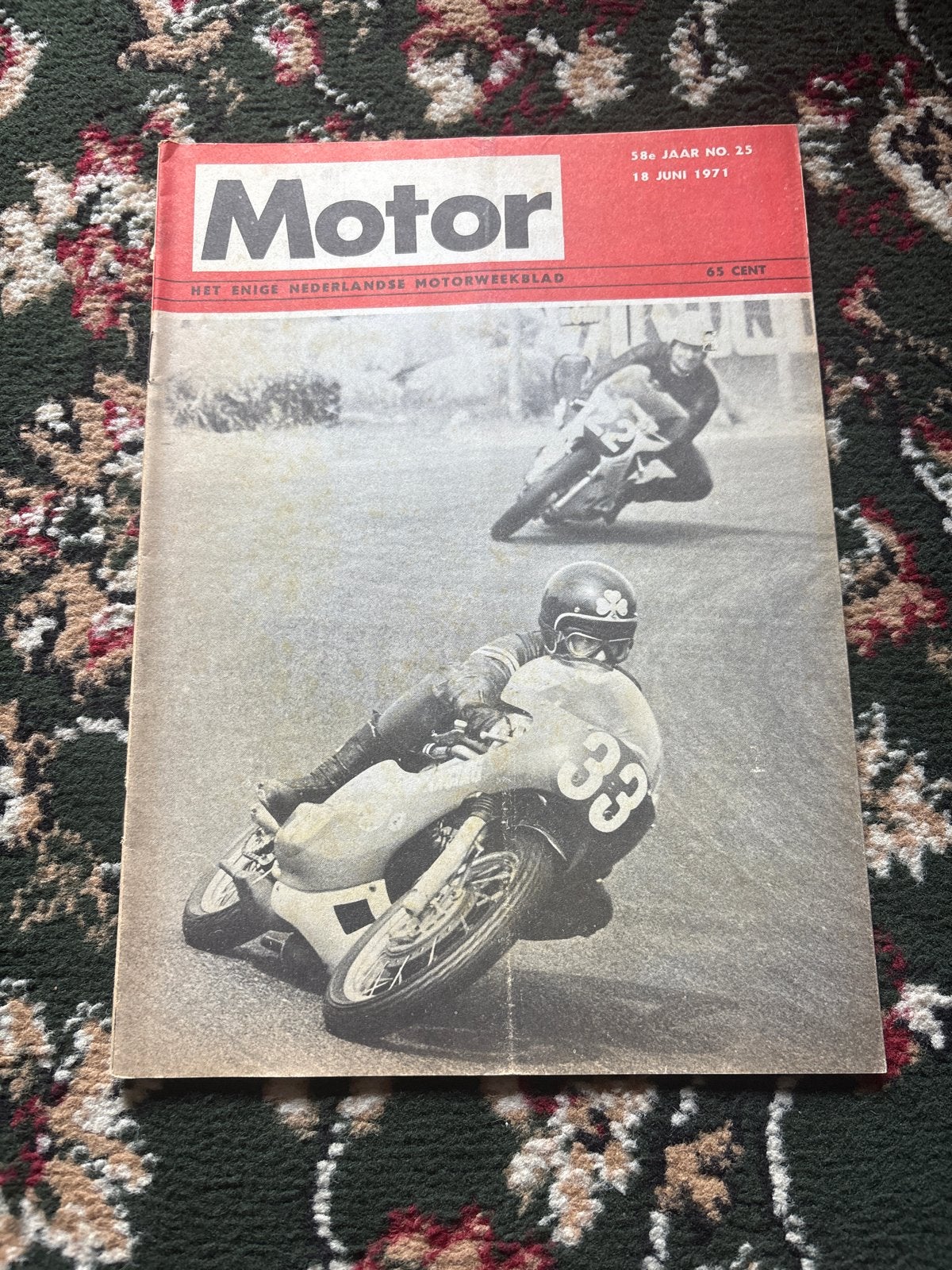 Vintage Motorrace Krant: Zandvoort Actie & Verslagen, Ophalen of Verzenden, Gelezen, Krant