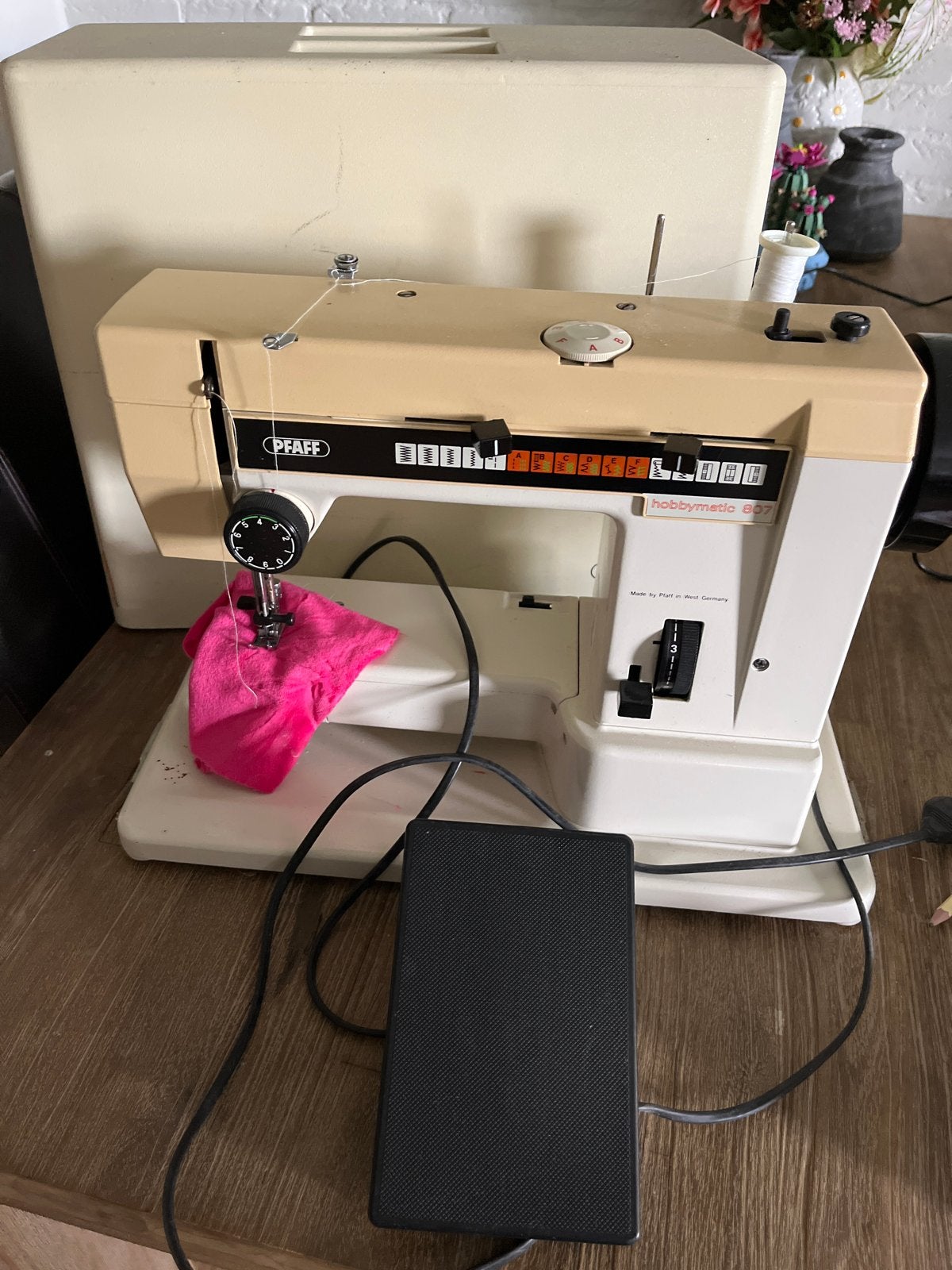 Pfaff Hobbymatic 807 Naaimachine - Vintage Kwaliteit, Ophalen, Gebruikt, Naaimachine, Pfaff