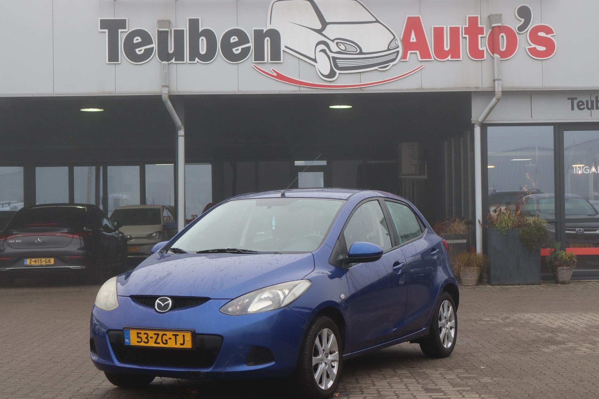 Mazda 2 1.3 S-VT Exclusive Airco, Stoelverwarming, Lichtmeta, Auto's, Voorwielaandrijving, Stof, Gebruikt, 4 cilinders