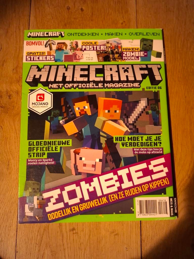 Minecraft Het Officiële Magazine Editie 06 - Zombies, Ophalen of Verzenden, Zo goed als nieuw, Overige typen