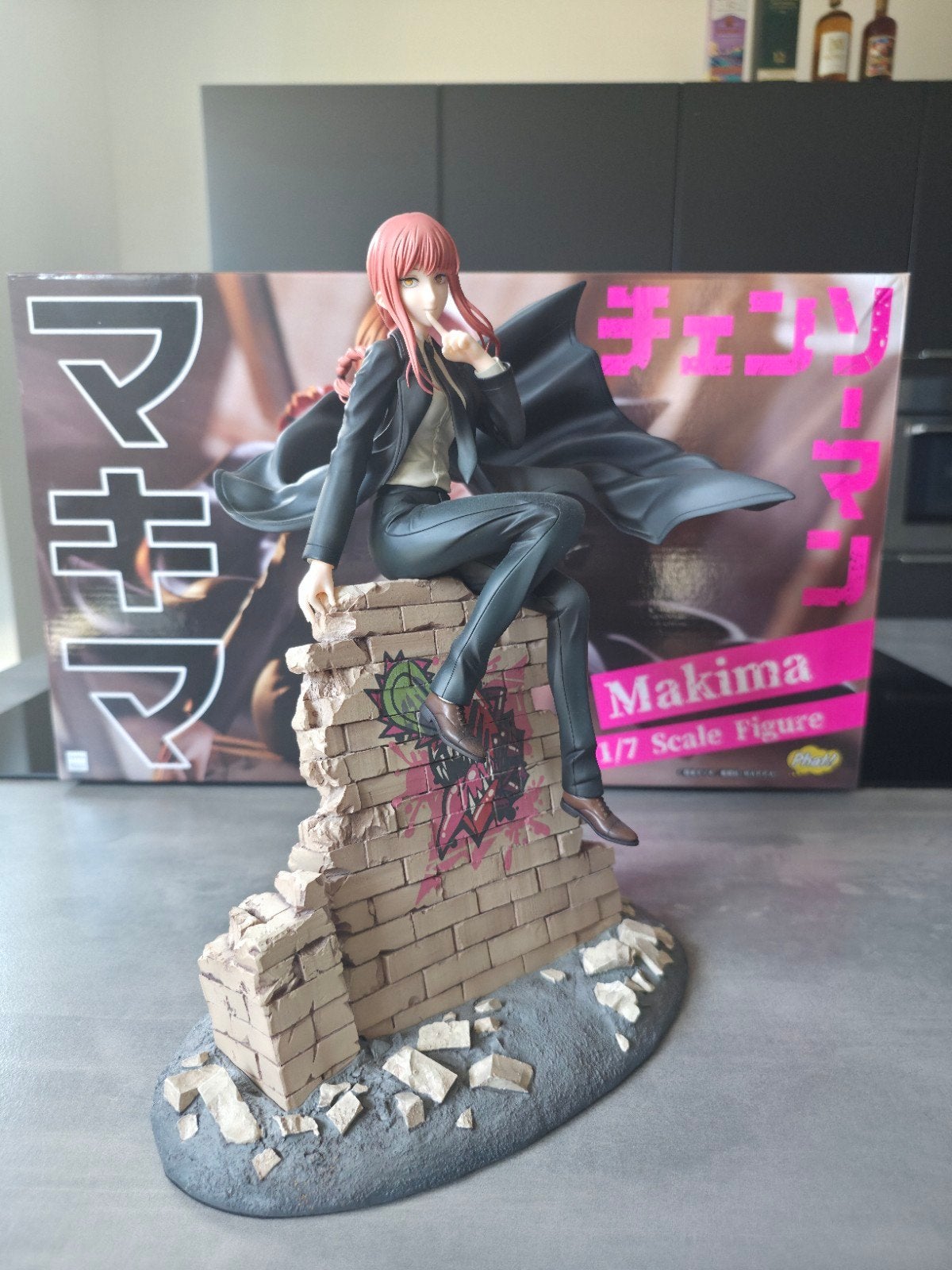 Makima figuur 1:7 met originele doos; Chainsaw Man, Ophalen, Zo goed als nieuw
