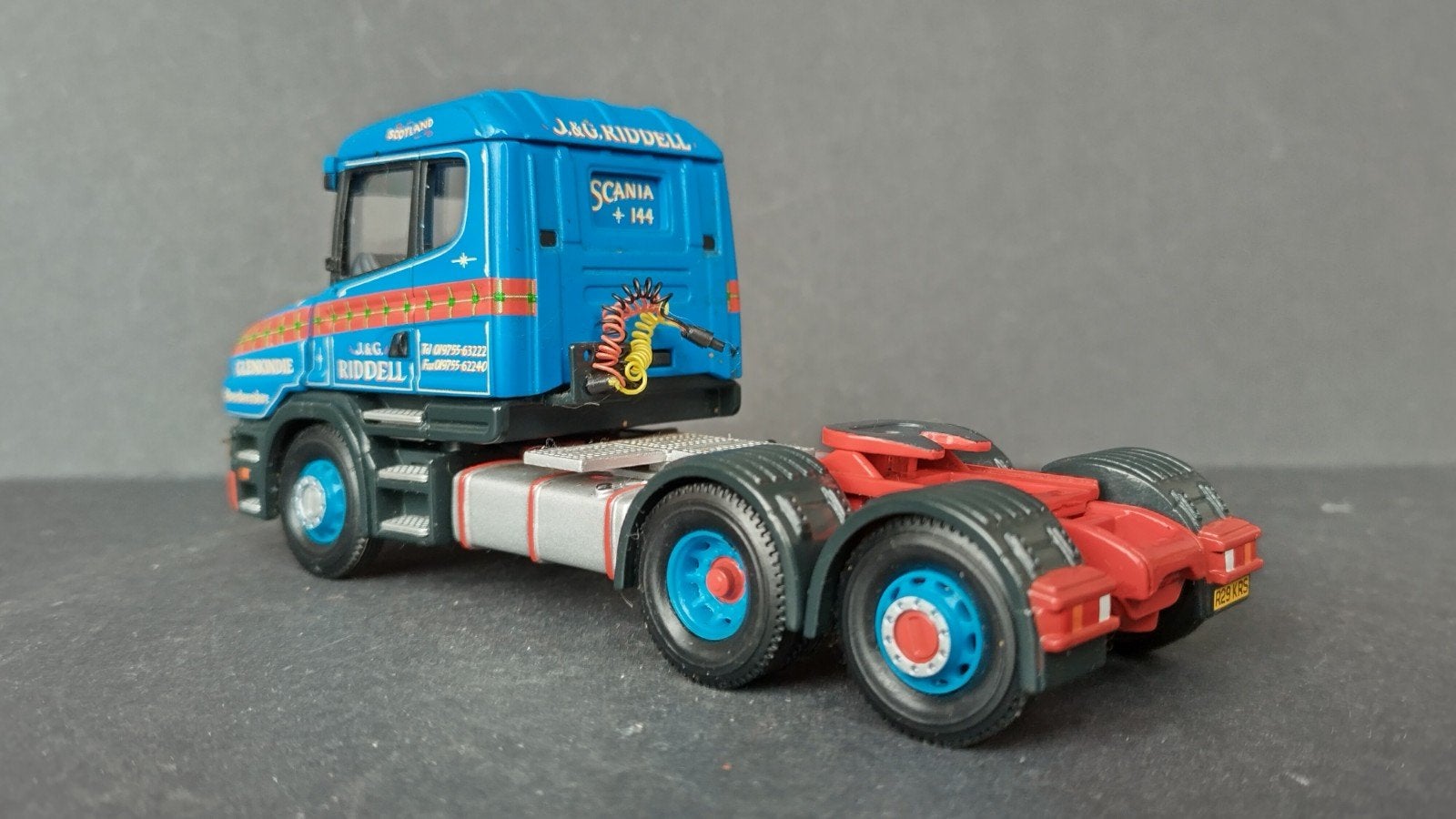 Scania T Riddell Torpedo 1:50 Corgi Pol, Corgi, ., Zo goed als nieuw, Bus of Vrachtwagen