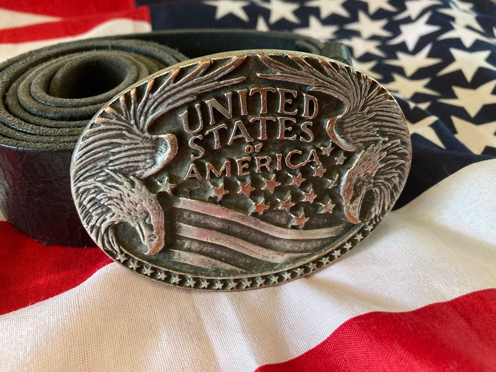 Gesp United States of America, Ophalen of Verzenden, Zo goed als nieuw, Zwart