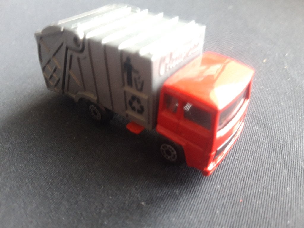 Matchbox no.36 vuilniswagen rood '79, Ophalen of Verzenden, Zo goed als nieuw, Bus of Vrachtwagen