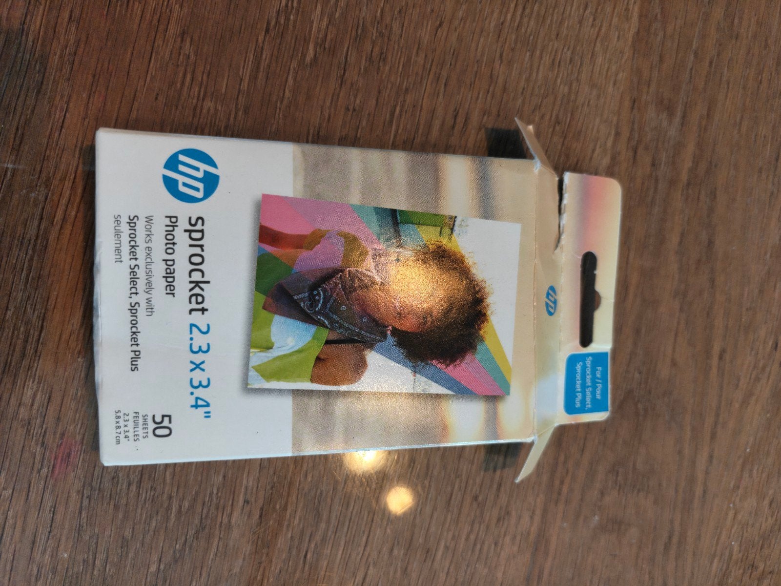 HP Sprocket fotopapier 2.3x3.4 inch - 50 vellen, Inktloos printen, Nieuw, Ophalen of Verzenden, Fotopapier