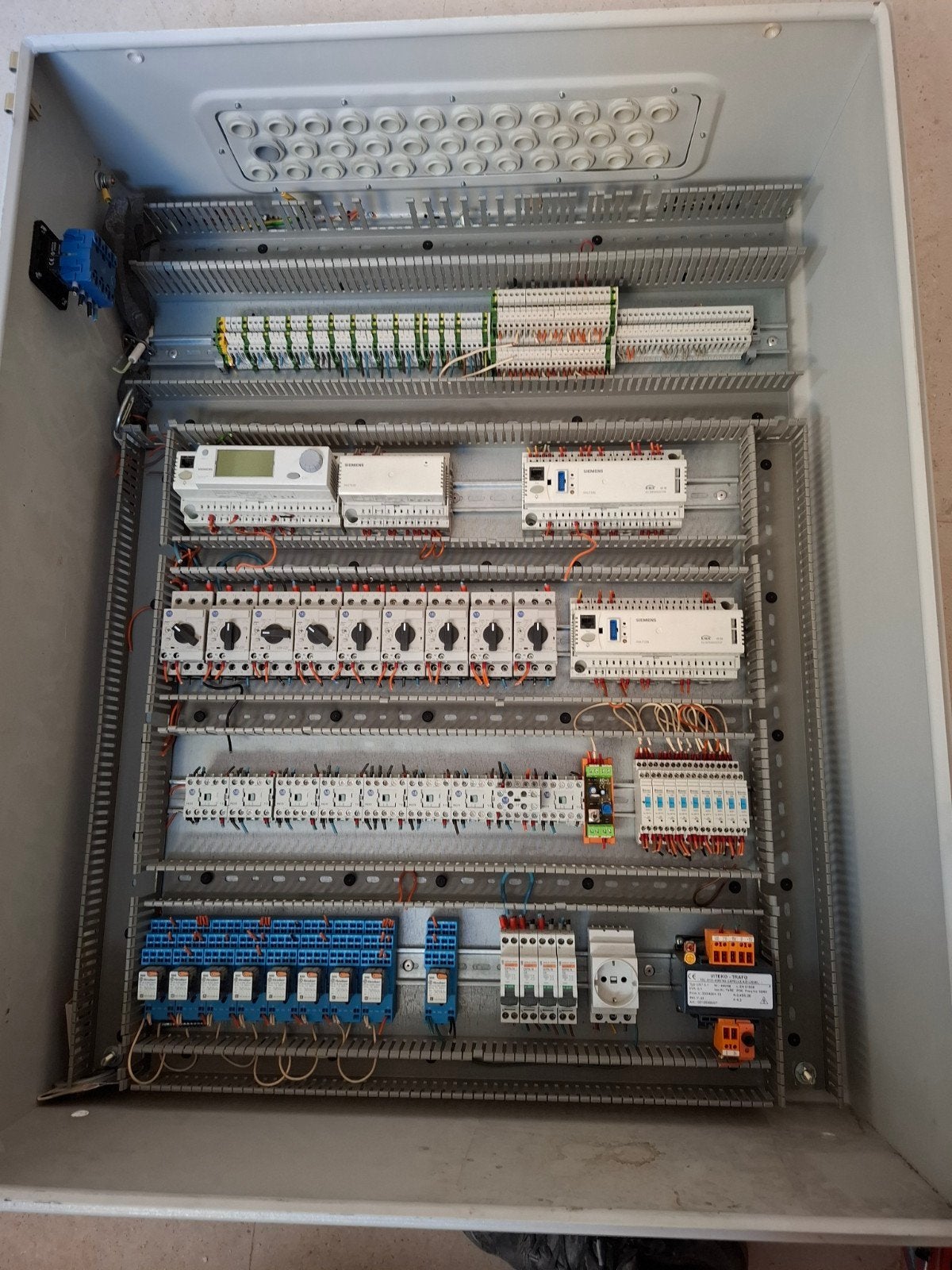 Complete Groepenkast met diverse componenten, Doe-het-zelf en Verbouw, Ophalen, Gebruikt, Siemens, Groepenkast