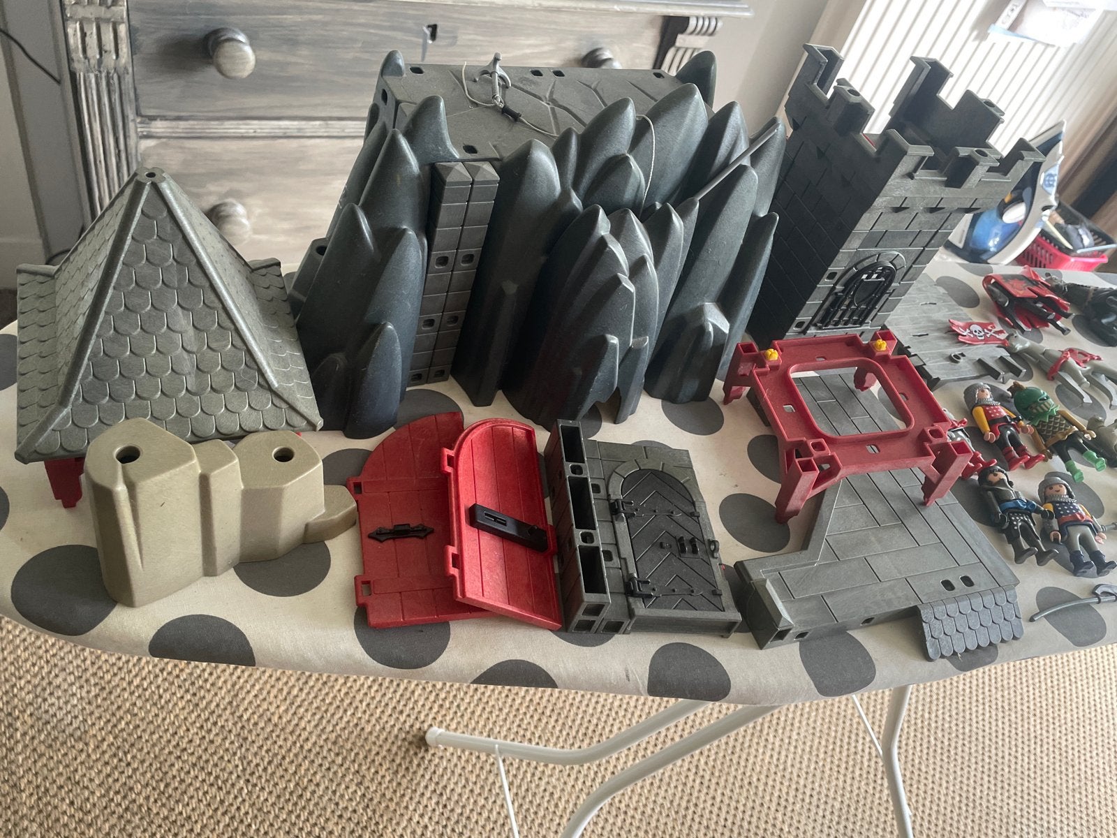 Playmobil Ridder Kasteel Onderdelen en Figuren, Gebruikt, Losse onderdelen, Ophalen of Verzenden, Kasteel/Fort