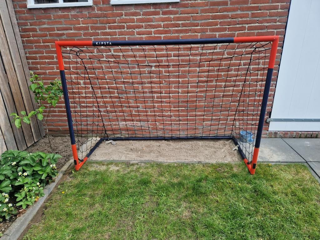Kipsta voetbaldoel + oefennet, Maat XS of kleiner, Ophalen, Gebruikt, Overige typen