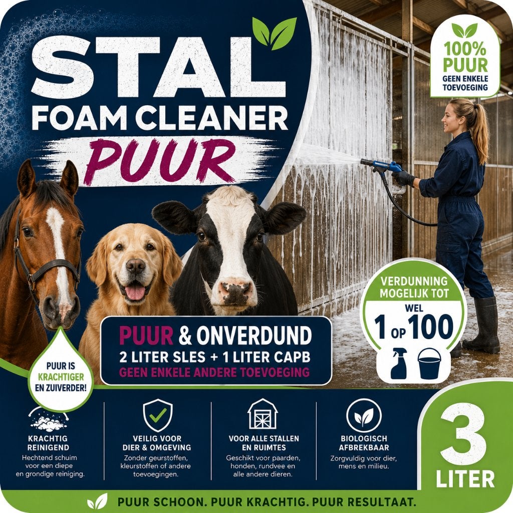 Pure - stalreiniger - foamreiniger - kennel - reiniging - ke, Dieren en Toebehoren, Ophalen, Nieuw