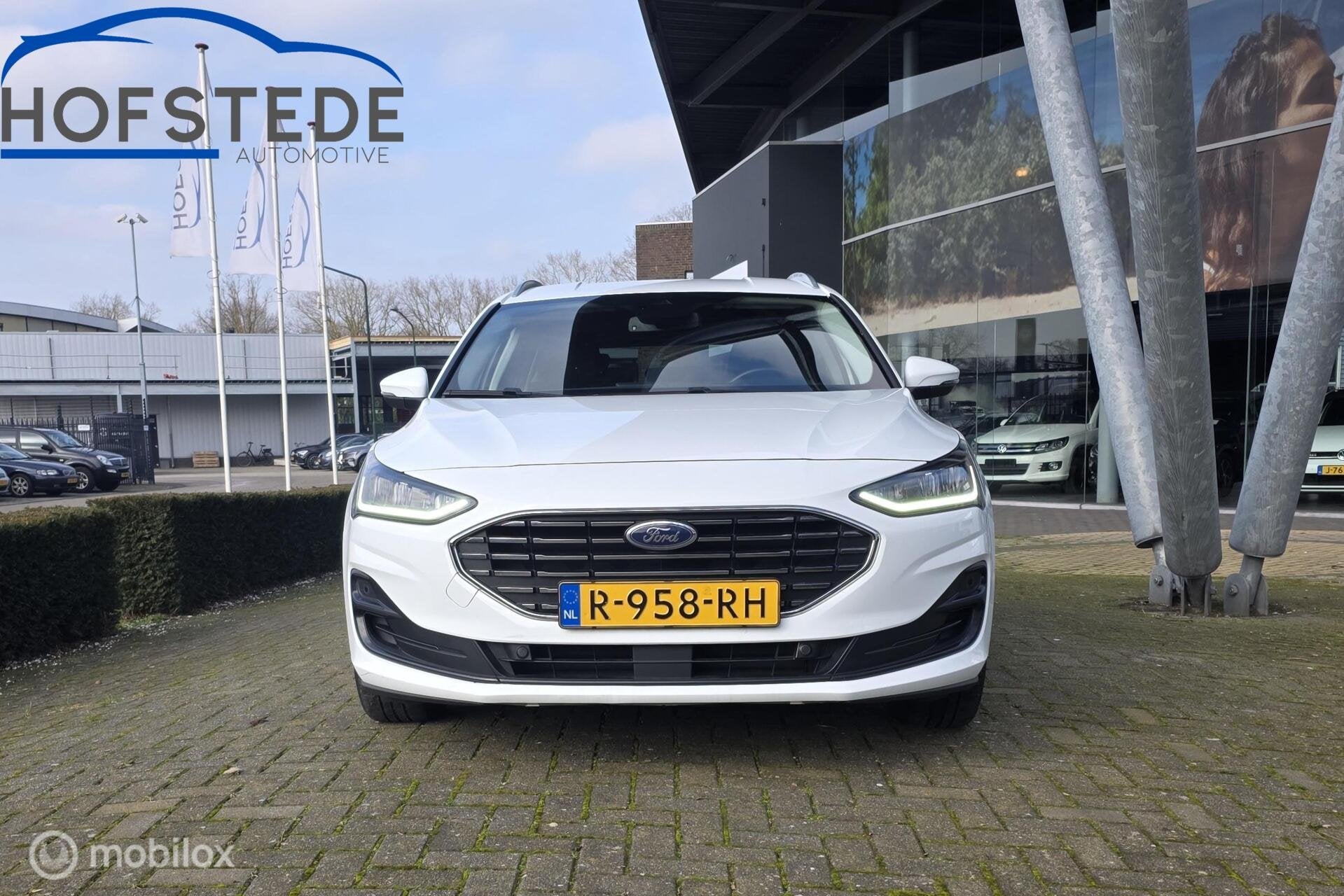Ford Focus Wagon 1.0 EcoBoost Hybrid | Sync 4 | Facelift, Verwarmde buitenspiegels, Gebruikt, Wit, Origineel Nederlands