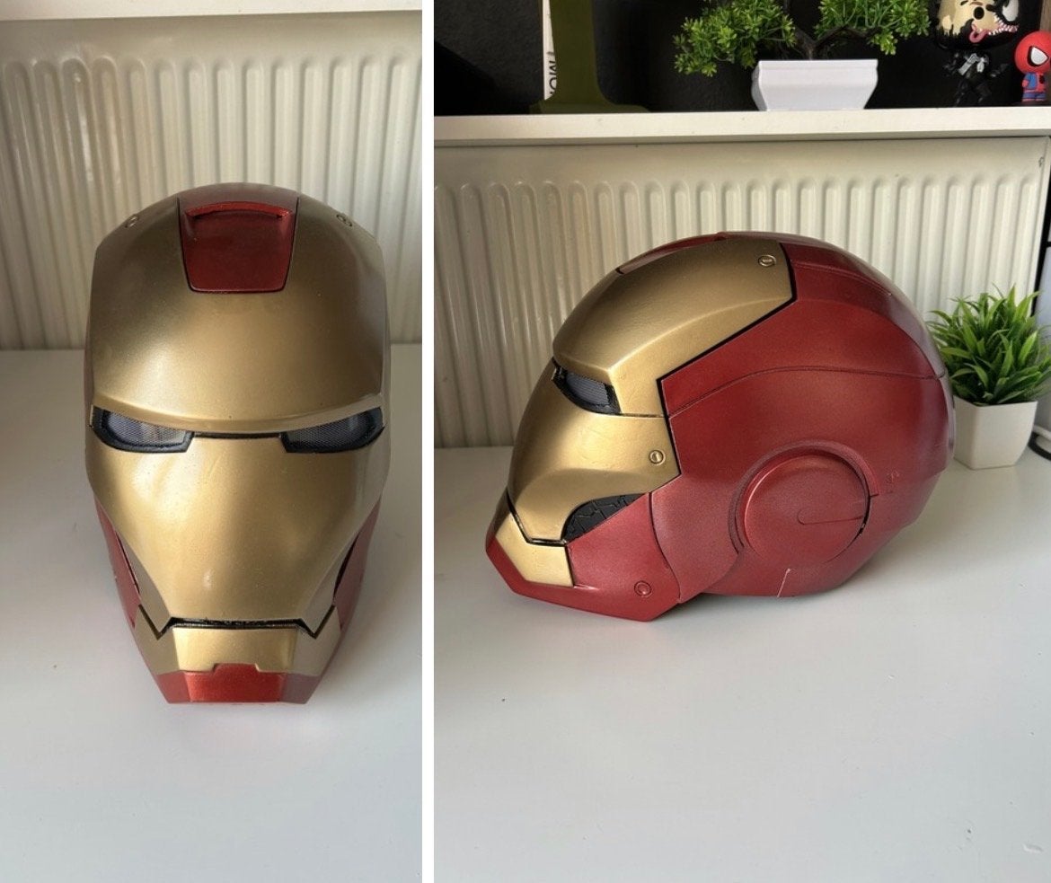 Life size Iron Man Helm - Replica, Ophalen of Verzenden, Zo goed als nieuw, Kleding