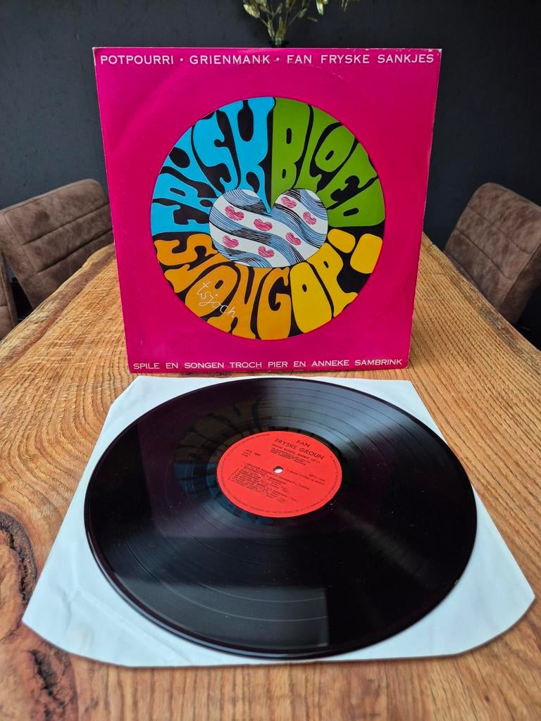 Fryske Sanksjes LP - Spile en Songen Troch Pier en Anneke, Gebruikt, Ophalen of Verzenden, 12 inch, Streekmuziek