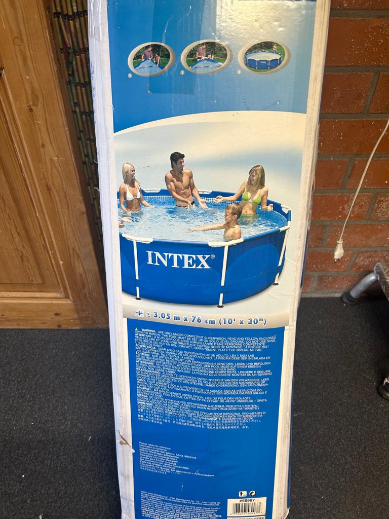 zwembad rond intex, Tuin en Terras, Ophalen, Gebruikt, Minder dan 80 cm, Rond