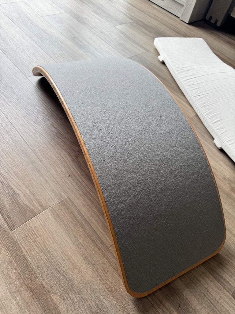 Wobbel original grijs vilt met matrasje, Ophalen, Gebruikt