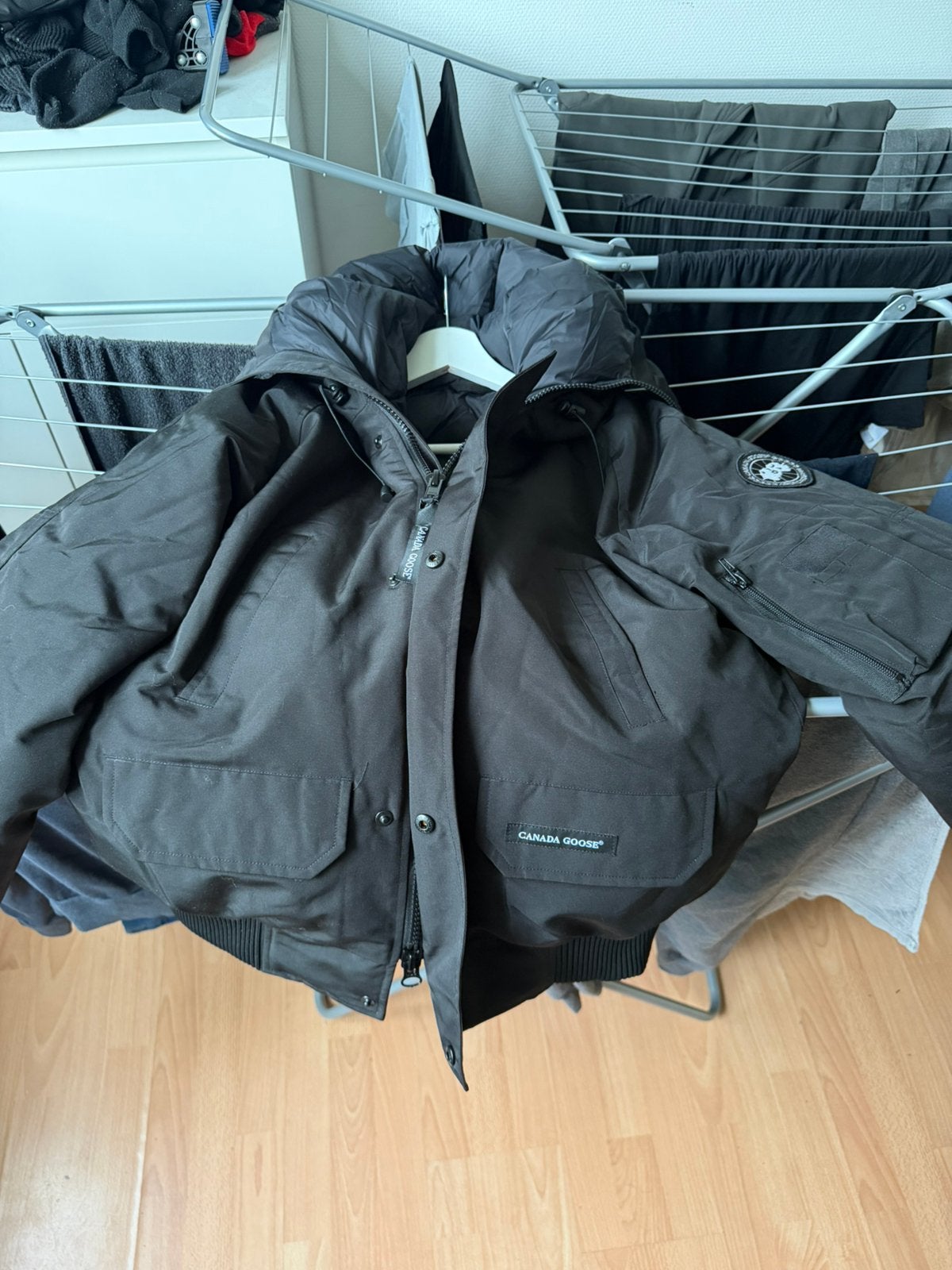 Canada Goose Chilliwack Winterjas Maat S NIEUW ONGEDRAGEN, Ophalen, Nieuw, Maat 46 (S) of kleiner, Zwart