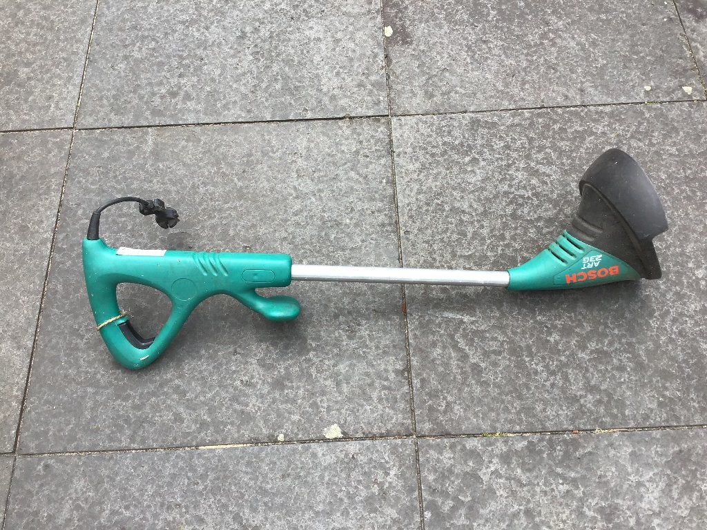 Gras-kant-trimmer, Ophalen, Cirkelmaaier, Gebruikt, Elektrische grasmaaier