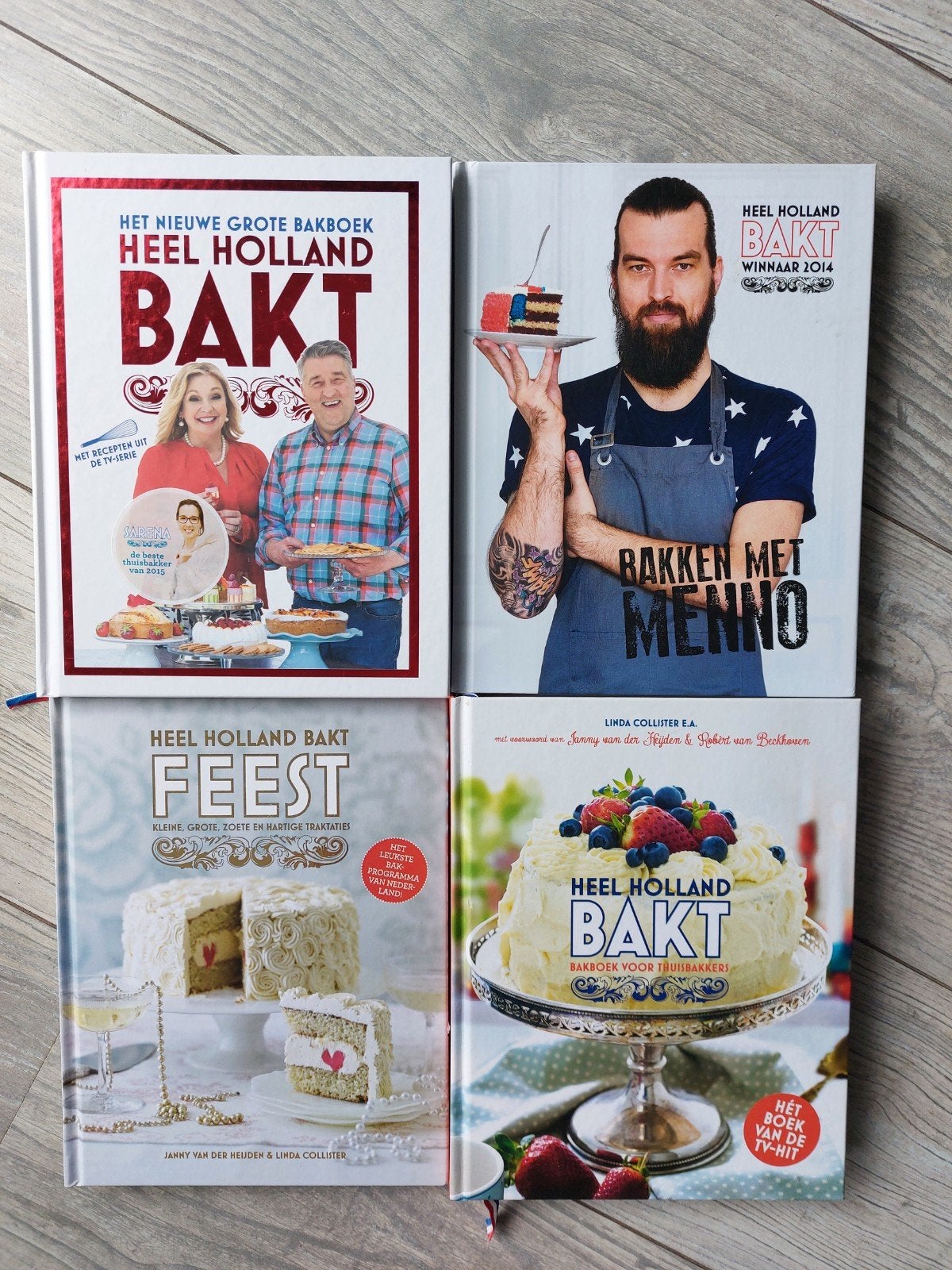 Heel Holland Bakt 4 hardcover kookboeken, Boeken, Kookboeken, Ophalen of Verzenden, Zo goed als nieuw, Nederland en België, Taart, Gebak en Desserts
