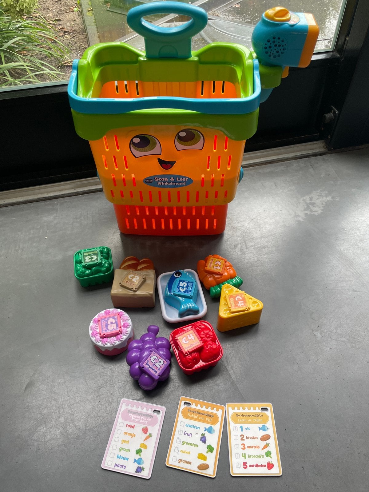 Scan en leer winkelmand Vtech, Kinderen en Baby's, Ophalen, Zo goed als nieuw, 6 maanden tot 2 jaar