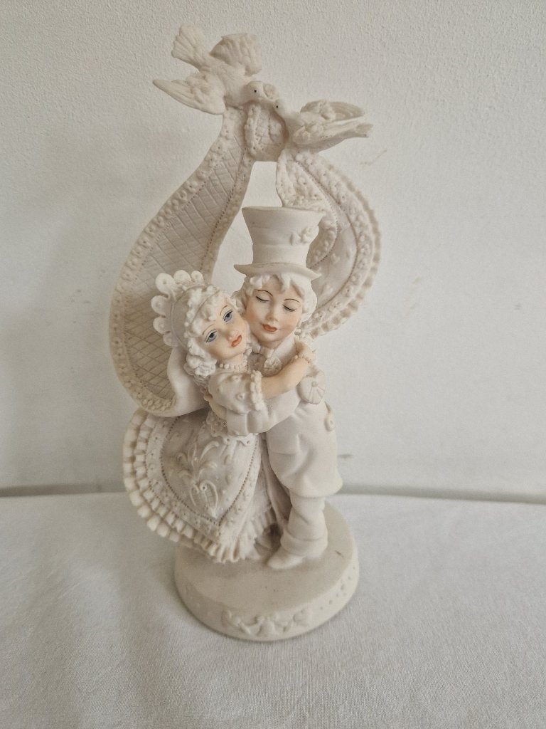 Copodimonte porseleinen taartversiering - taarttopper, Ophalen of Verzenden, Zo goed als nieuw, Taarten, Versiering