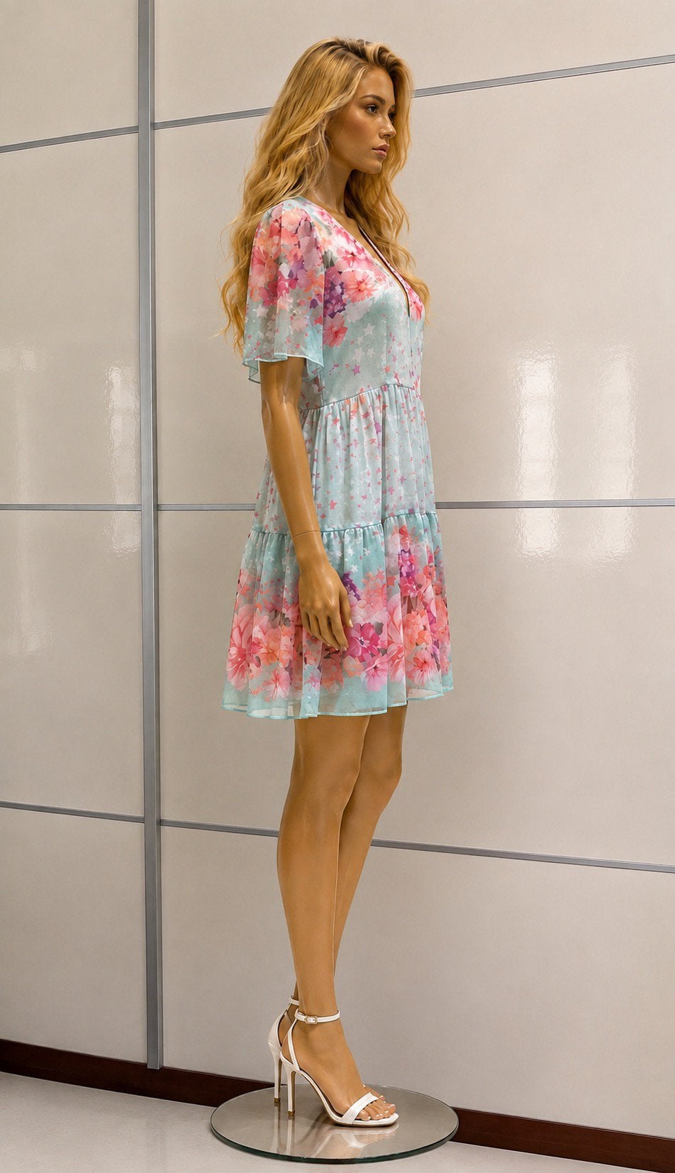 Twinset Jurk | Twin-set Milano Zomerjurk, Verzenden, Zo goed als nieuw, Maat 38/40 (M), Boven de knie