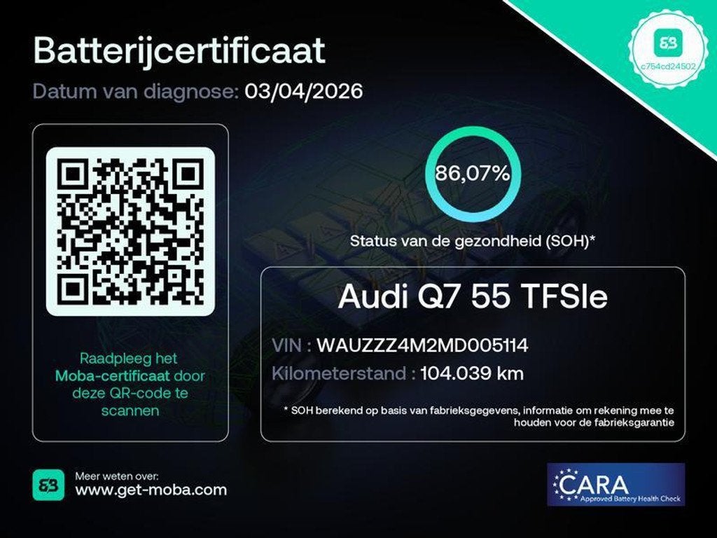 Audi Q7 55 TFSI e Quattro | SOH 86% | S line | ACC | Luchtve, Auto's, Audi, Automaat, Gebruikt, 2995 cc, 340 pk