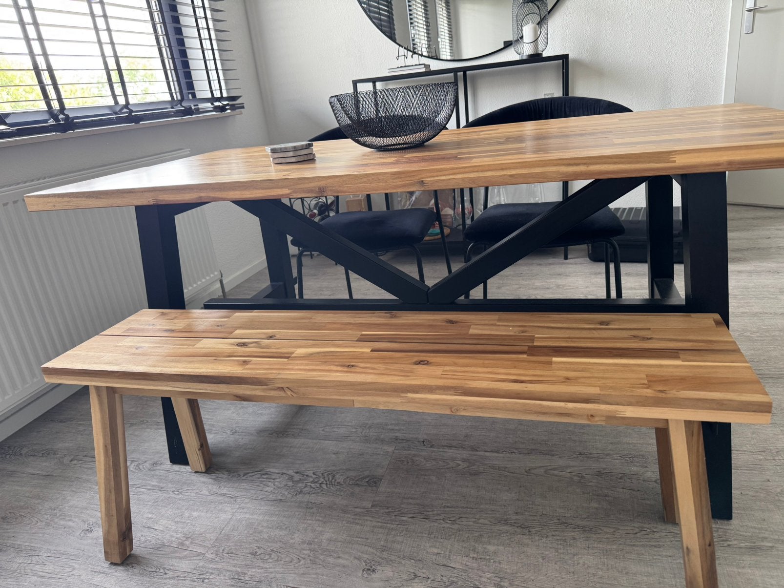 Eetkamer set, Ophalen, Gebruikt, 4 tot 6 stoelen